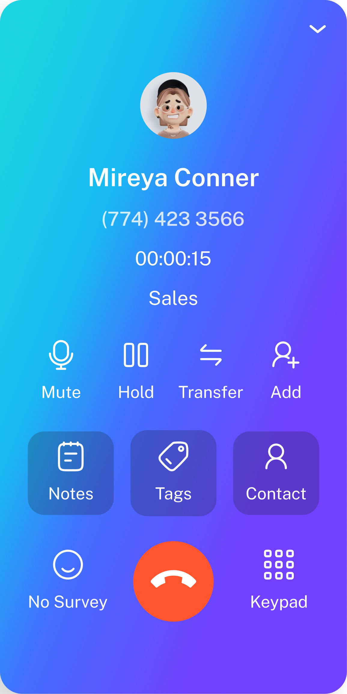 Outbound Phone UI